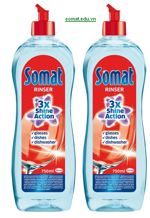 Nước rửa bát Somat sử dụng kèm các sản phẩm chuyên dụng nhập khẩu